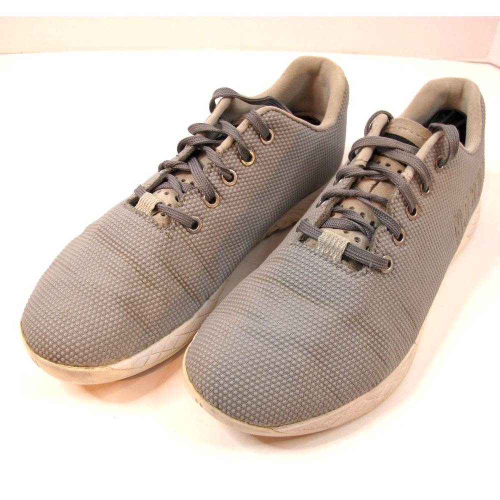 Nobull Trainer Shoes Men's 9.5 Heather Grey Superfabric Weightlifting Women's 11